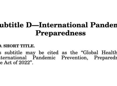 The Myth of Pandemic Preparedness