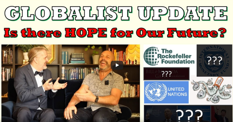 The Latest Globalist Plans Revealed – but Dr Nordangard brings HOPE!