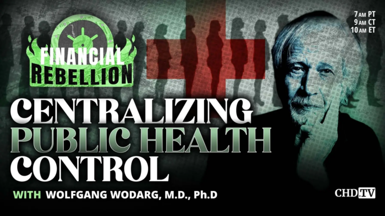 Centralizing Public Health Control With Dr. Wolfgang Wodarg