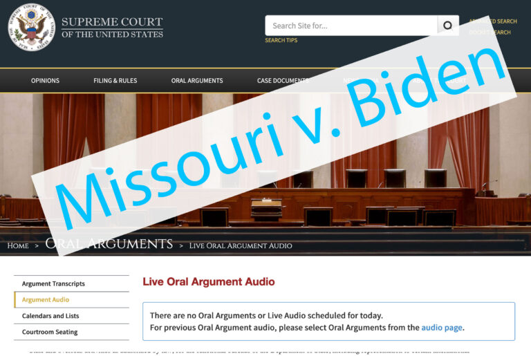 Live Stream: Missouri v. Biden