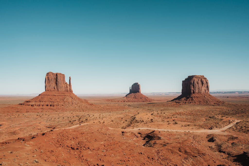 The monument buttes in monument valley
